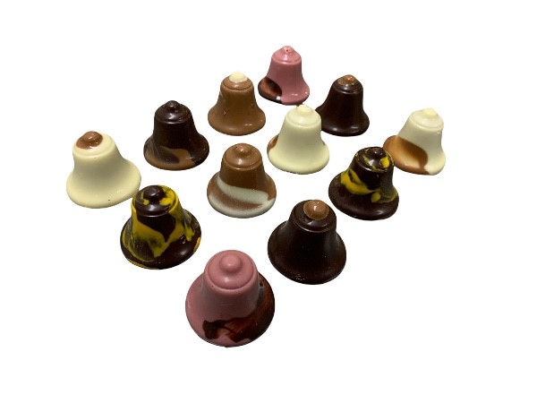 Chocolade klokjes gevuld 9 stuks