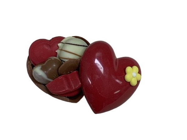 Valentijns bonbonniere klein gevuld